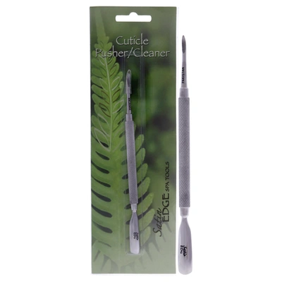 Shop Satin Edge Cuticle Pusher - Cleaner By  For Unisex - 1 Pc Cuticle Pusher In Silver