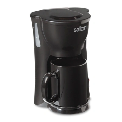 Salton Mini Compact Drip Coffee Maker In Black