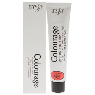 Shop Tressa Colourage Permanent Gel Color - 2r Dark Cool Red By  For Unisex - 2 oz Hair Color