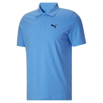 Shop Puma Men's Essential Polo In Blue