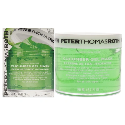 Shop Peter Thomas Roth Cucumber Gel Mask Extreme Detoxifying Hydrator By  For Unisex - 5.1 oz Mask