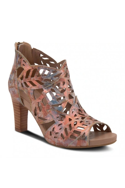 Shop Spring Step Shoes Amora Sandals In Bronze Multi