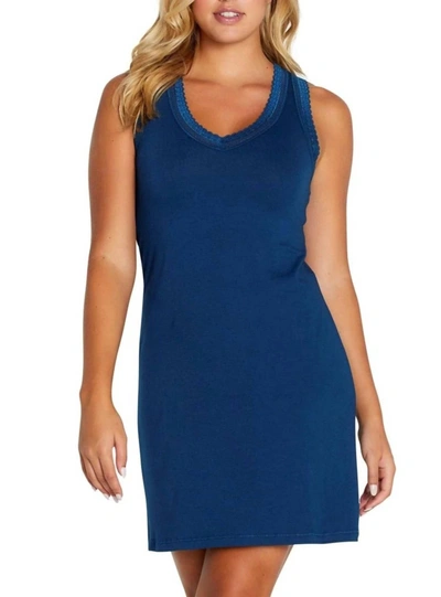 Shop B Up Beyond The Basics Tank Chemise In Insignia Blue