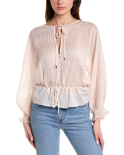 Shop We Are Kindred Aurora Blouse In Beige