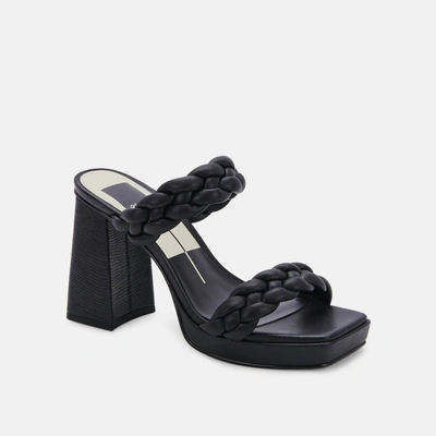 Shop Dolce Vita Ashby Heels Sandal In Black Stella In Multi