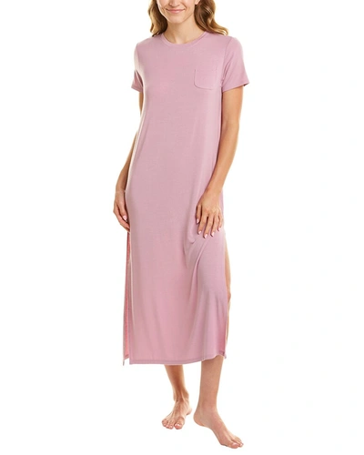 Shop Hale Bob Side Slit T-shirt Dress In Pink
