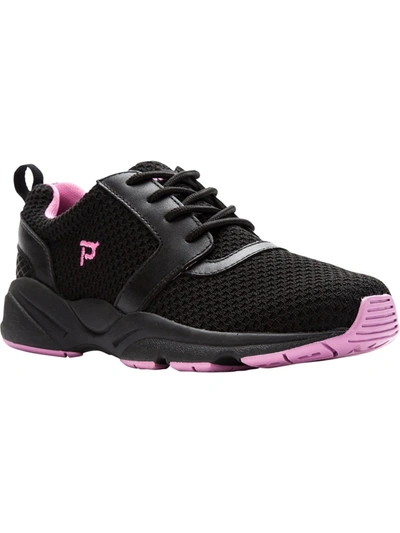 Shop Propét Stability X Womens Knit Fitness Walking Shoes In Pink