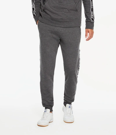 Shop Aéropostale Men's Heritage Logo Tape Jogger Sweatpants In Grey