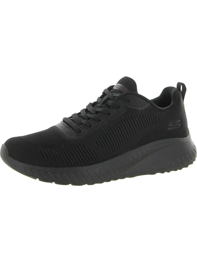 Shop Bobs From Skechers Face Off Womens Knit Fitness Athletic And Training Shoes In Black