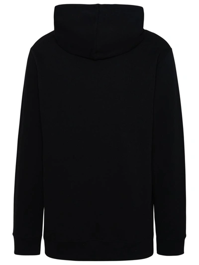 Shop Balmain Black Cotton Sweatshirt
