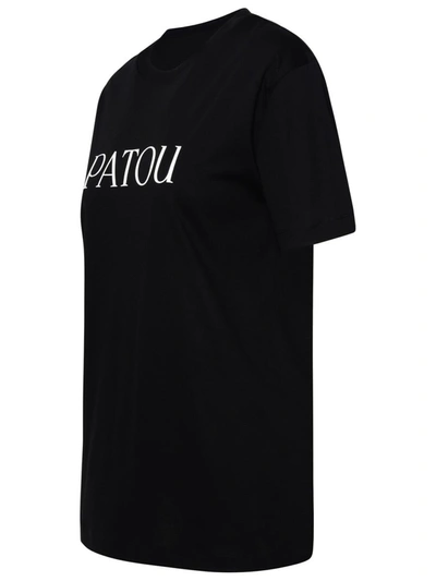 Shop Patou Black Cotton T-shirt