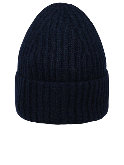 Shop Lisa Yang Blue Cashmere Beanie In Navy