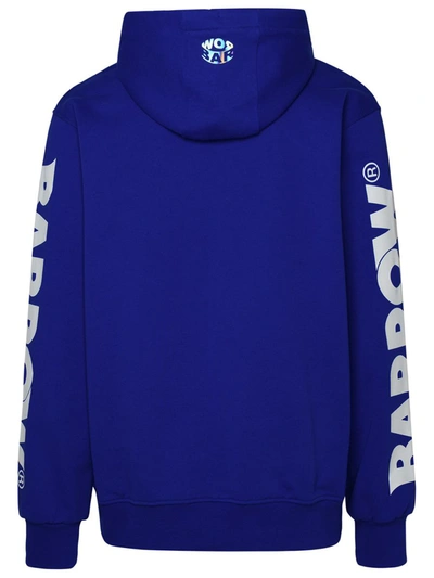 Shop Barrow Blue Cotton Sweatshirt