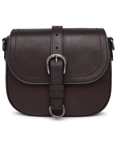 Shop Golden Goose Brown Leather Bag