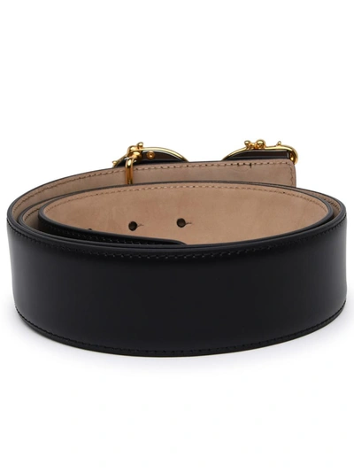 Shop Dolce & Gabbana Black Leather Belt