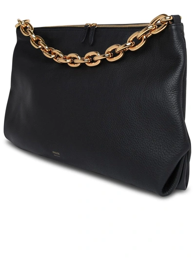 Shop Khaite Clara Black Leather Bag