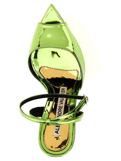 Shop Alexandre Vauthier 'jaki' Sandals In Green