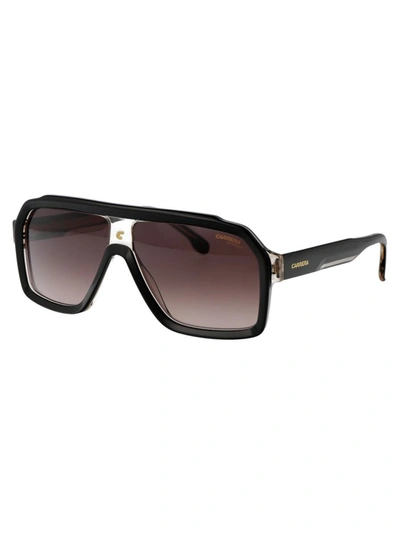 Shop Carrera Sunglasses In 0wma8 Black Beige