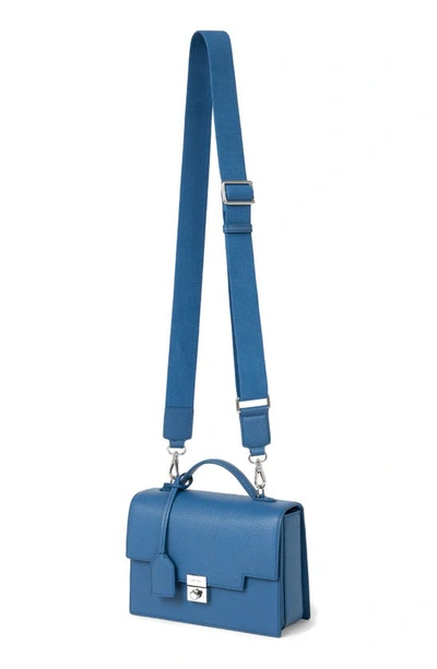We-ar4 The Retro Trunk Crossbody In Dark Chambray