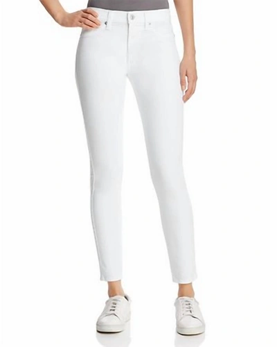 Shop 7 For All Mankind High-waisted Ankle Skinny Jeans In White
