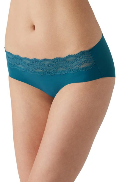 Shop B.tempt'd By Wacoal B.bare Hipster Panties In Blue Coral