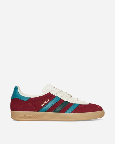 Shop Adidas Originals Gazelle Indoor Sneakers Collegiate Burgundy / Arctic Fusion In Multicolor