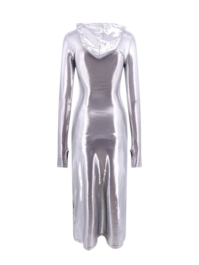 Shop Diesel Dress In Silver