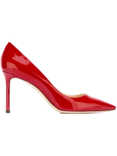 Shop Jimmy Choo 'romy 85' Pumps In Red