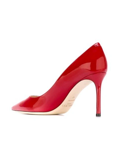 Shop Jimmy Choo 'romy 85' Pumps In Red