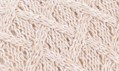 Shop Floopi Isabel Lattice Knit Scuff Slipper In Blush