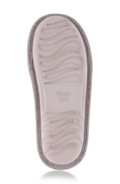 Floopi Katie Terry Knit Scuff Slipper In Heather Grey