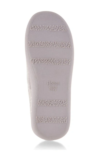 Floopi Sydney Ribbed Slipper In Grey