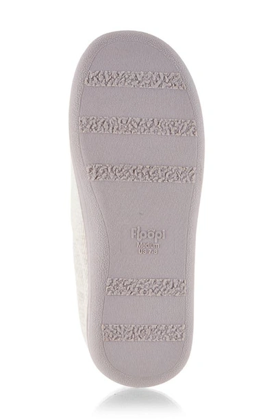 Floopi Sydney Ribbed Slipper In Stone Grey