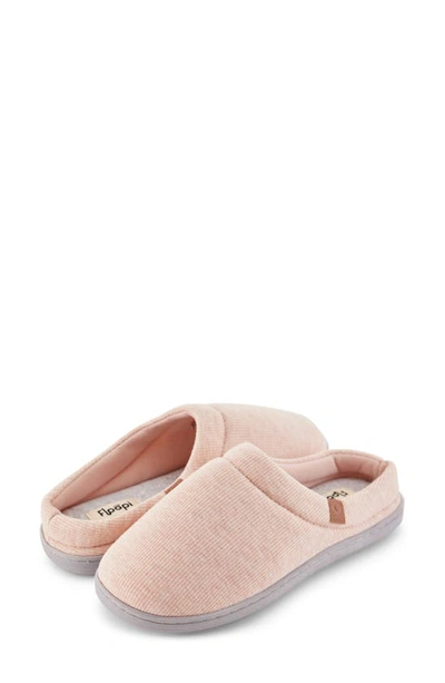 Floopi Sydney Ribbed Slipper In Peach