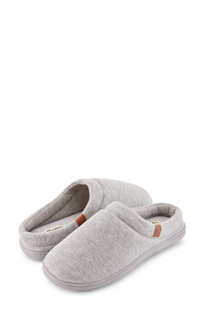 Floopi Sydney Ribbed Slipper In Grey