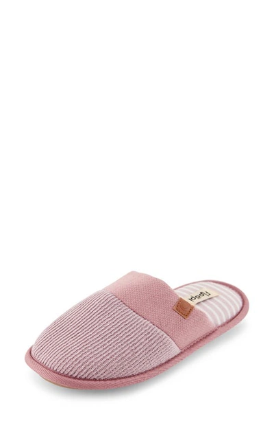 Shop Floopi Bailey Rib Scuff Slipper In Pink