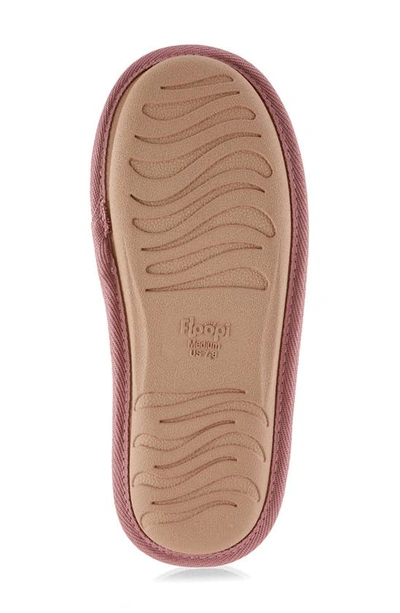 Shop Floopi Bailey Rib Scuff Slipper In Pink