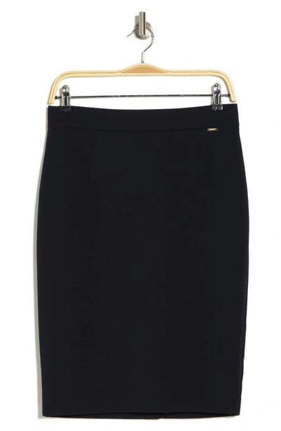 Shop Dkny Pencil Skirt In Classic Navy