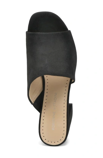 Shop Adrienne Vittadini Albi Block Heel Sandal In Black