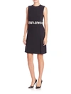 JASON WU Belted Double-Face Crepe Dress