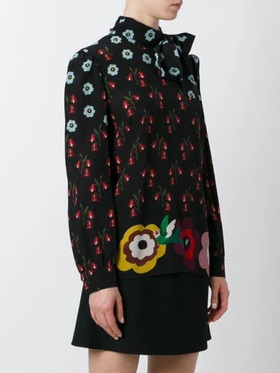 Shop Red Valentino Floral Print Blouse