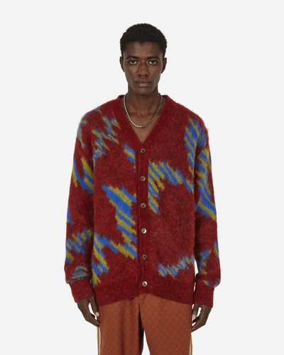 Shop Ahluwalia Ongoye Cardigan In Red