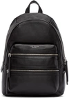MARC JACOBS Black Leather Large Biker Backpack