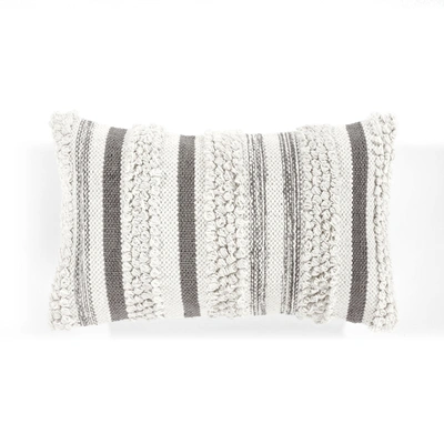 Shop Lush Decor Bria Stripe Decorative Pillow Gray Single