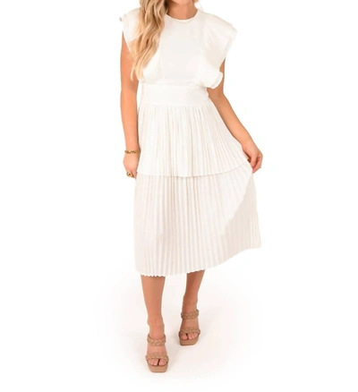Shop Emily Mccarthy Chloe Dress In White