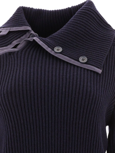 Shop Jacquemus "la Maille Vega" Sweater In Blue