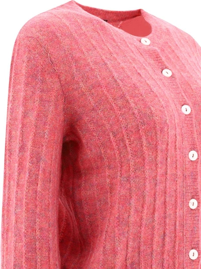 Shop Apc "milena" Cardigan In Pink