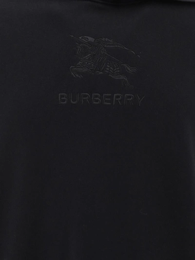 Shop Burberry "tidan" Hoodie In Black