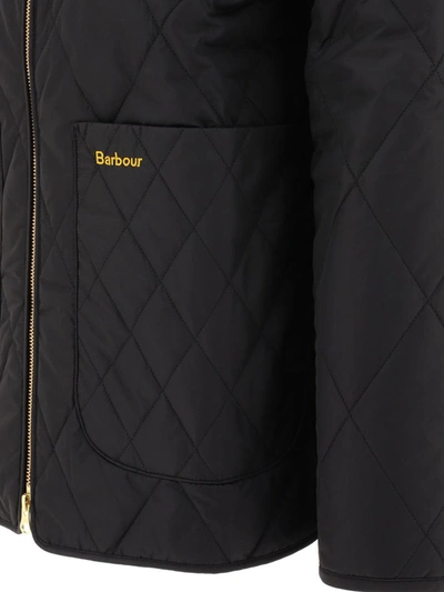 Shop Barbour "woodhall" Quilted Jacket In Black