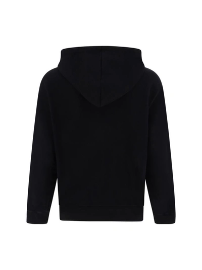 Shop Alexander Mcqueen Sweatshirts In Black/ivory